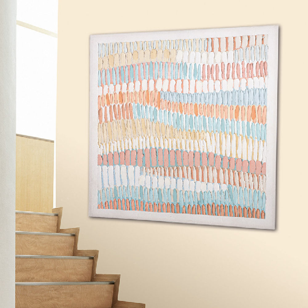 Colindale Canvas Square Wall Art In Multicoloured